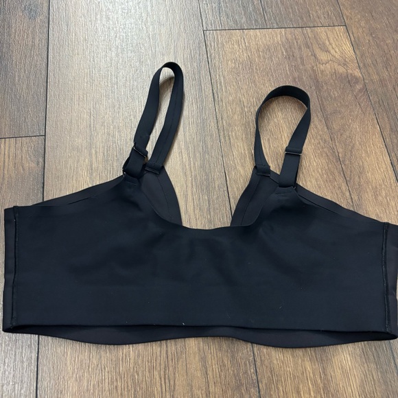 Parade Black V-Neck Plunge Bralette Bra, Medium - Picture 2 of 5